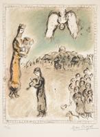 Marc Chagall APPEARANCE OF KING DAVID Lithograph - Sold for $5,440 on 10-26-2024 (Lot 239).jpg